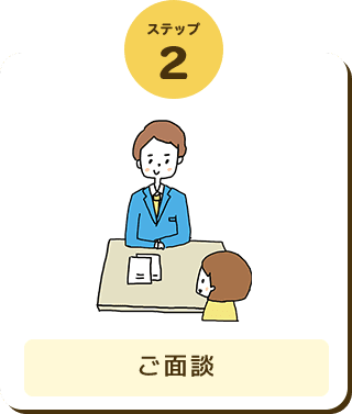 ステップ2 ご面談