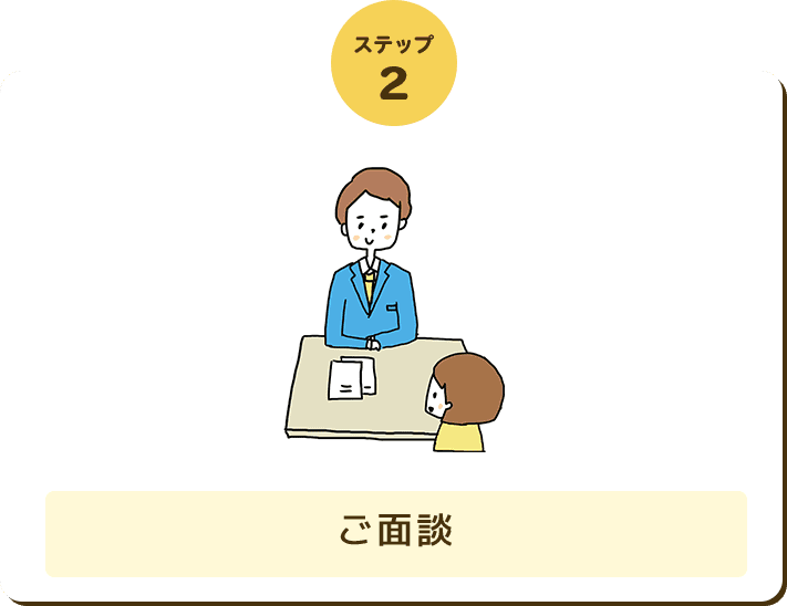 ステップ2 ご面談